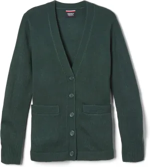 French Toast Boys' Anti-Pill V-Neck Cardigan Sweater (Standard & Husky)