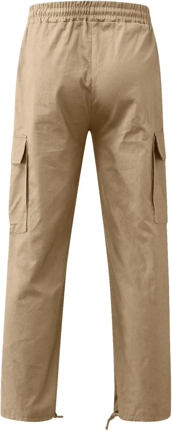 GIERIDUC Plaid Pants for Men's Slim Fit Dress Pants for Men Slim Fit Black Track Pants for Tall Guys Slim Fit Jogging Bottoms