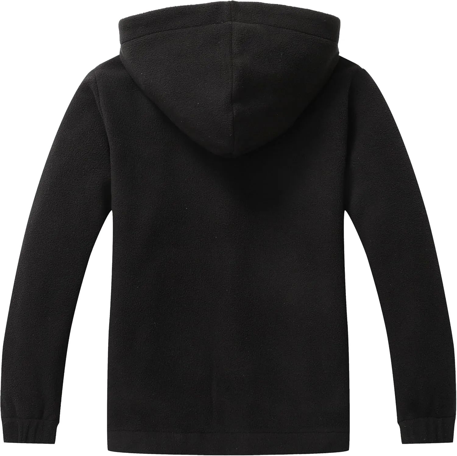 Girls Soft Brushed Fleece Full-Zip Sport Hooded Sweatshirts Kids Lightweight Outwear Jacket