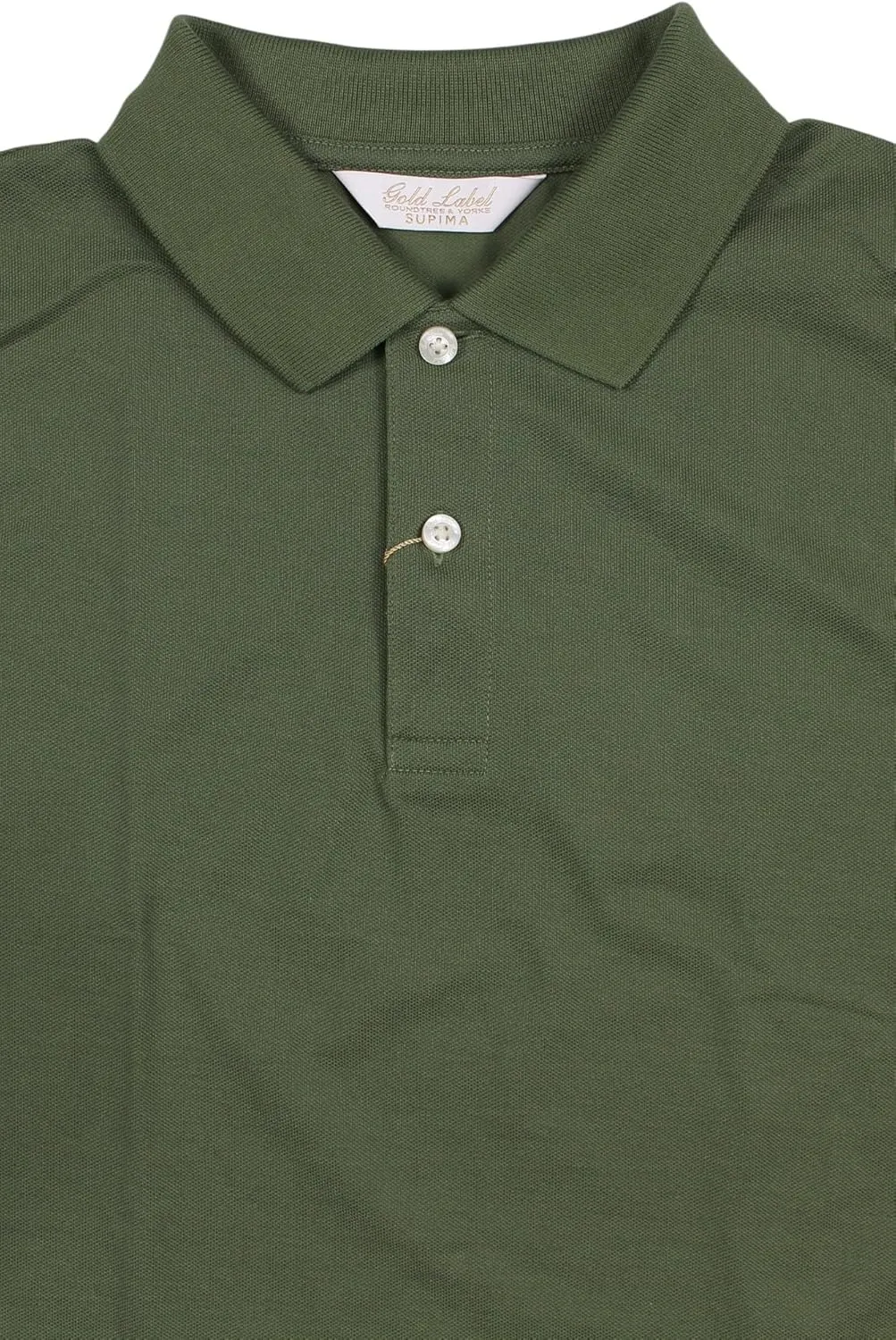 Gold Label Men's Pique Polo Shirt Supima Cotton Short Sleeve Wrinkle Resistant (Also in Big & Tall)