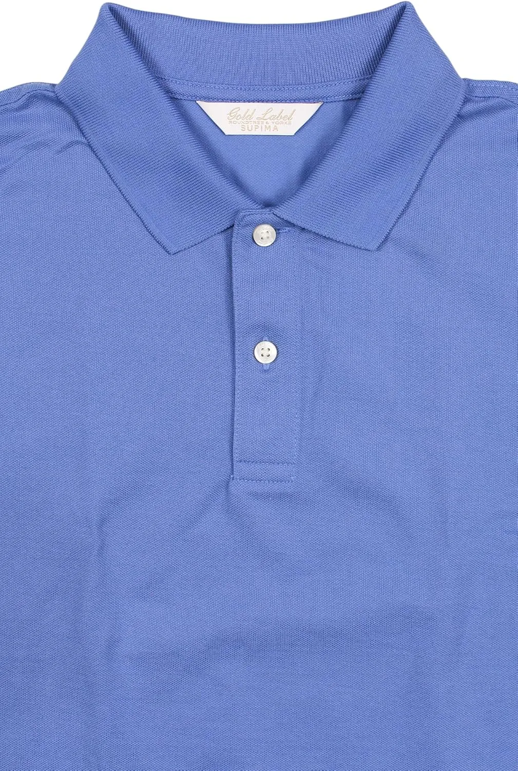 Gold Label Men's Pique Polo Shirt Supima Cotton Short Sleeve Wrinkle Resistant (Also in Big & Tall)