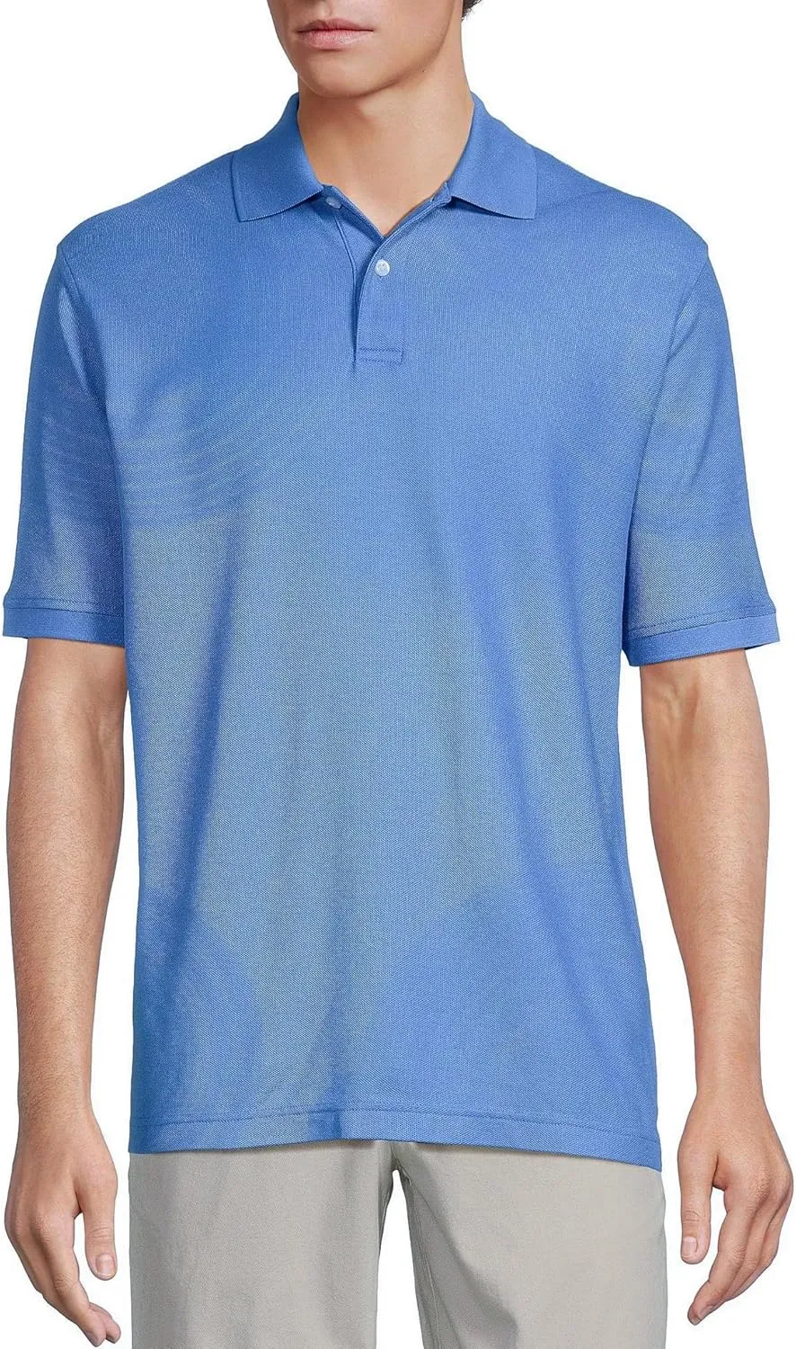 Gold Label Men's Pique Polo Shirt Supima Cotton Short Sleeve Wrinkle Resistant (Also in Big & Tall)