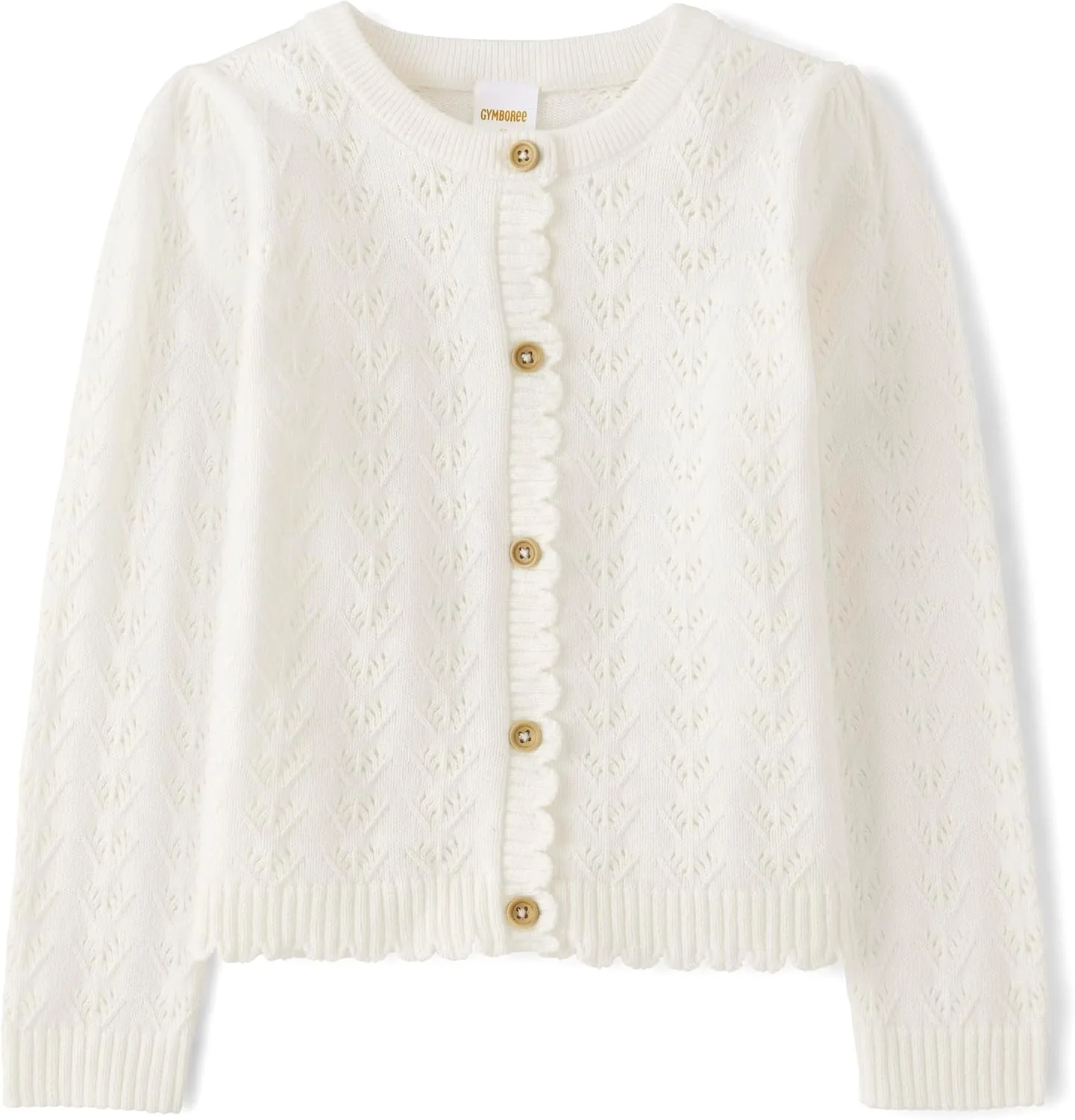 Gymboree Girls' and Toddler Long Sleeve Button Front Cardigan