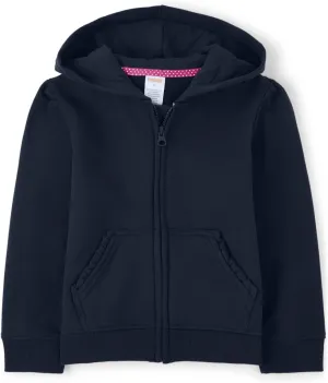 Gymboree Girls And Toddler Long Sleeve Zip Up Hoodie Sweatshirt