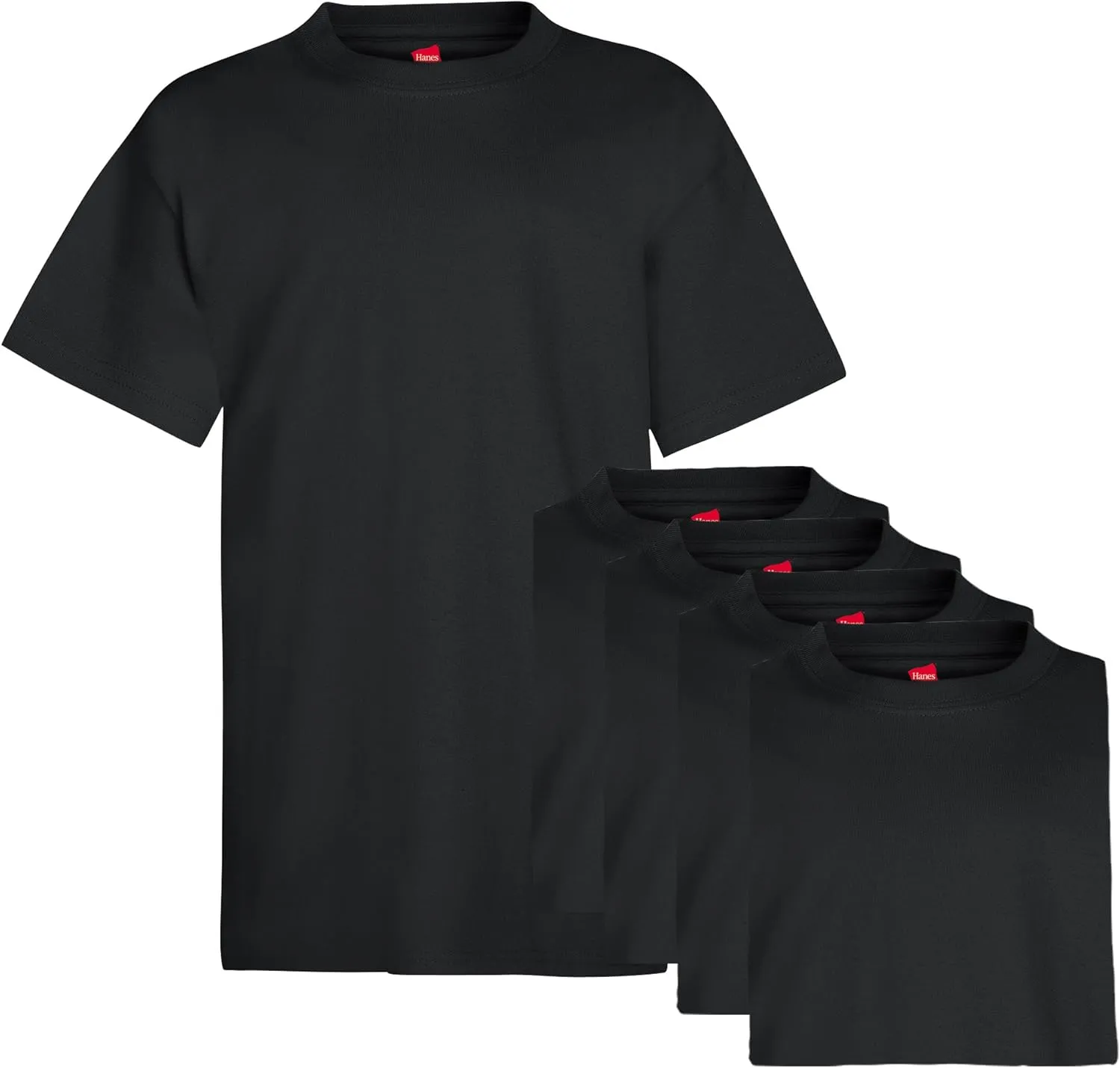 Hanes Big Boys' Crew (Pack of 3)