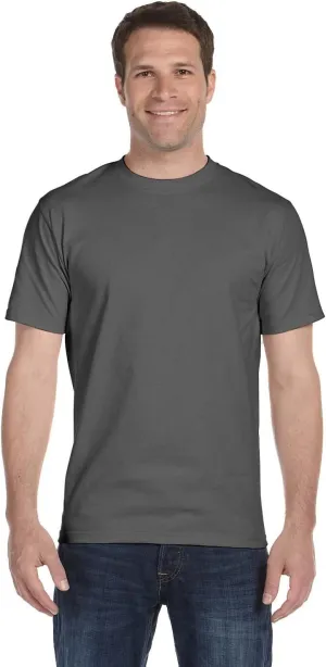 Hanes Men's 4Pack Crew Neck Tagless Black-Grey Undershirts Crewneck T-Shirt
