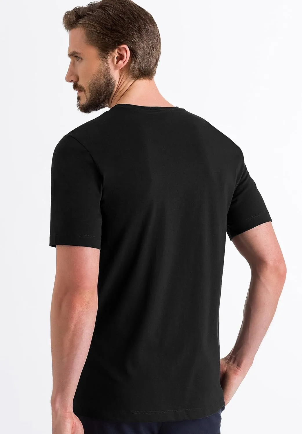 HANRO Men's Living Short Sleeve Shirt