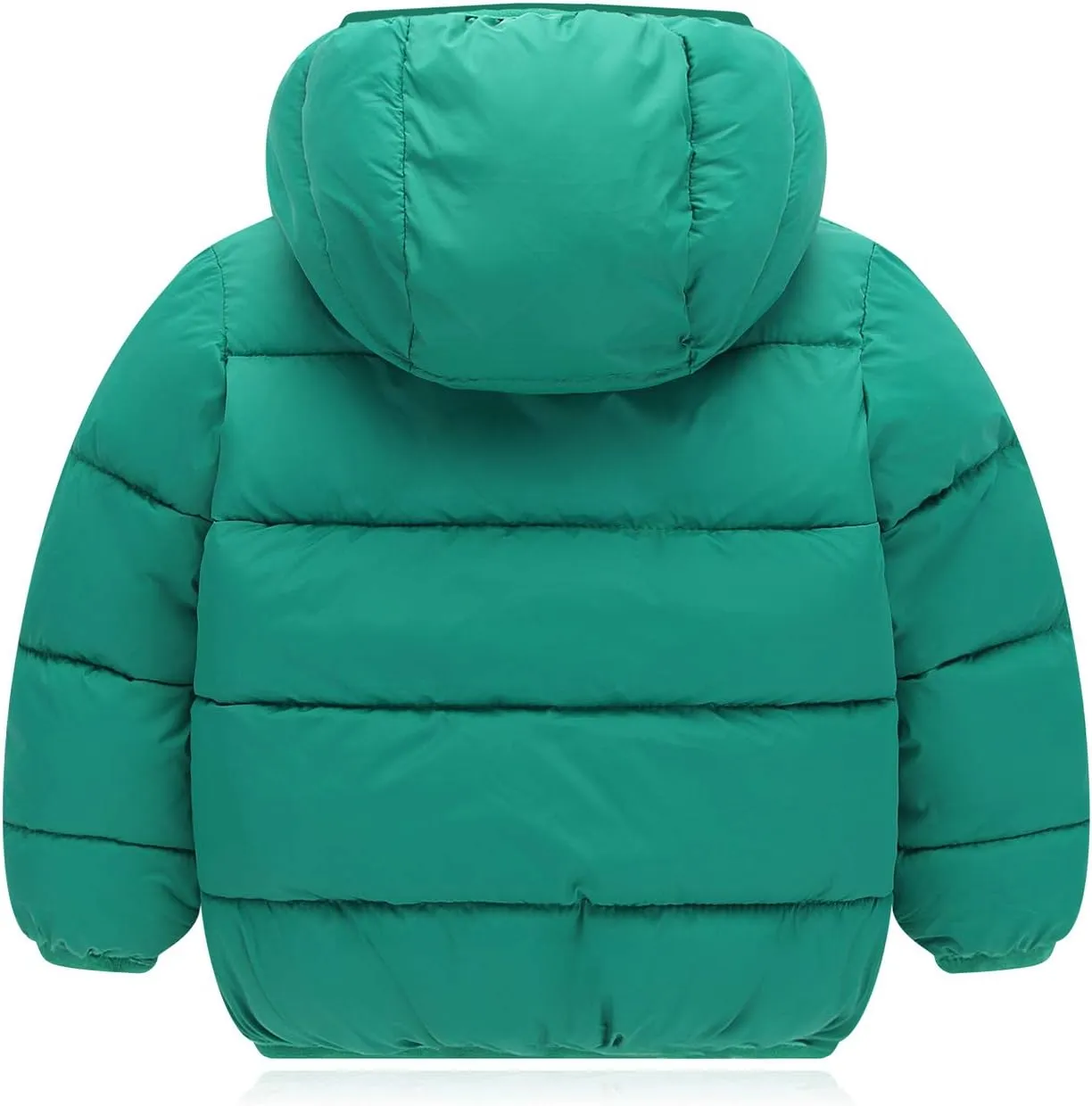 Happy Cherry Boys Girls Winter Thick Jacket Warm Fleece Fur Lining Zipper Hooded Windproof Coat Outwear for 1-7 Years