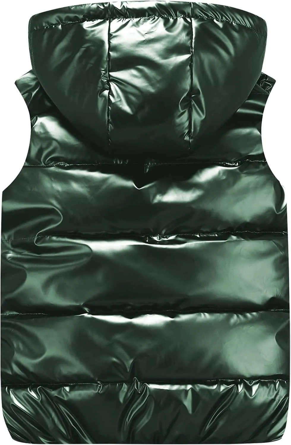 Happy Cherry Kids Winter Down Vest Hooded Vest Zip Windproof Padded Vest Jacket With Pockets