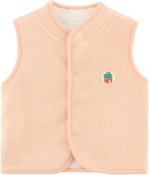 High Thick Baby Vest for Girls&Boys, Button Down Purcotton Toddler Cardigan Girl&Boys for Spring&Fall&Winter