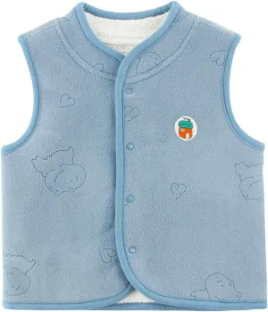 High Thick Baby Vest for Girls&Boys, Button Down Purcotton Toddler Cardigan Girl&Boys for Spring&Fall&Winter