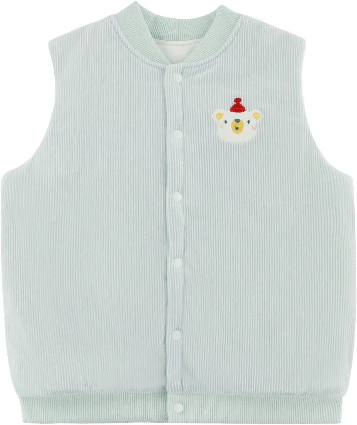 High Thick Baby Vest for Girls&Boys, Button Down Purcotton Toddler Cardigan Girl&Boys for Spring&Fall&Winter