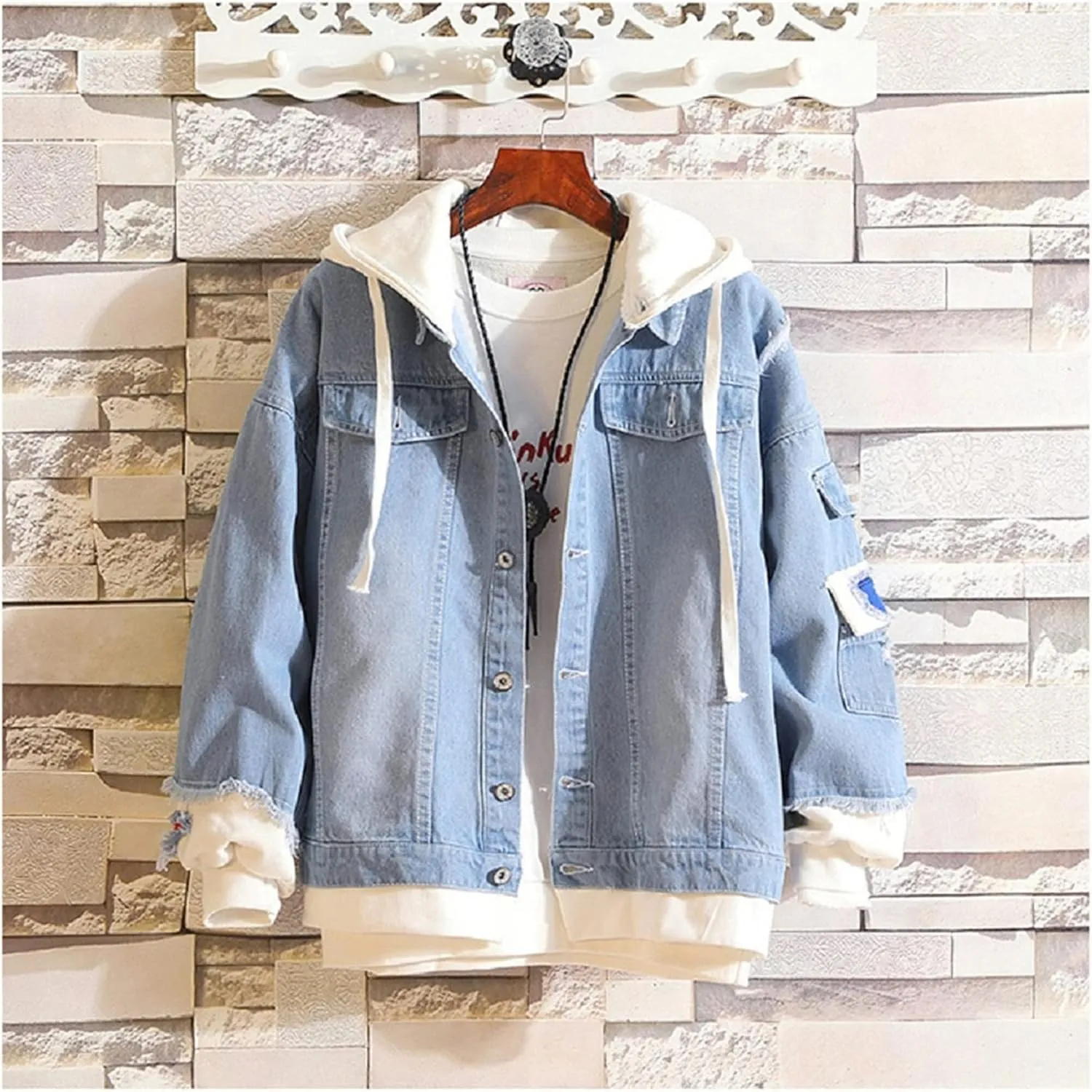 ISaikoy Anime Assassination Classroom Denim Jacket Ansatsu Kyoushitsu Jeans Sweatshirt Sweater Hoodie Costume