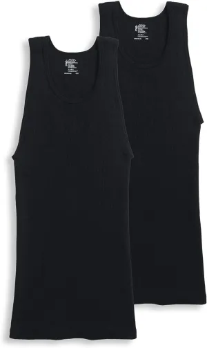 Jockey Men's Undershirt Tall Man Classic A-Shirt Tank - 2 Pack