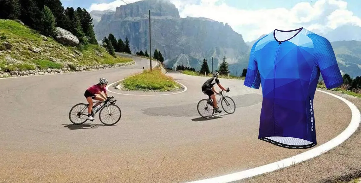 JPOJPO Cycling Jersey Men, Men's Racing Bike Shirt Biking Tops S-XXXL