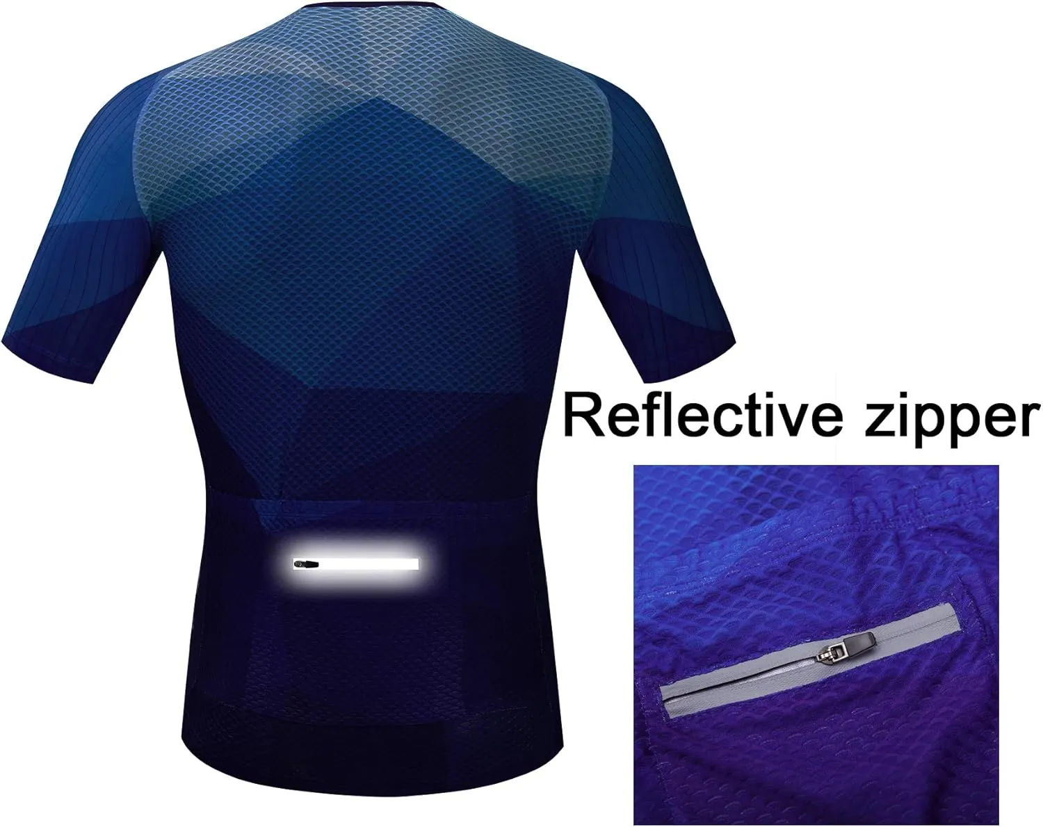 JPOJPO Cycling Jersey Men, Men's Racing Bike Shirt Biking Tops S-XXXL