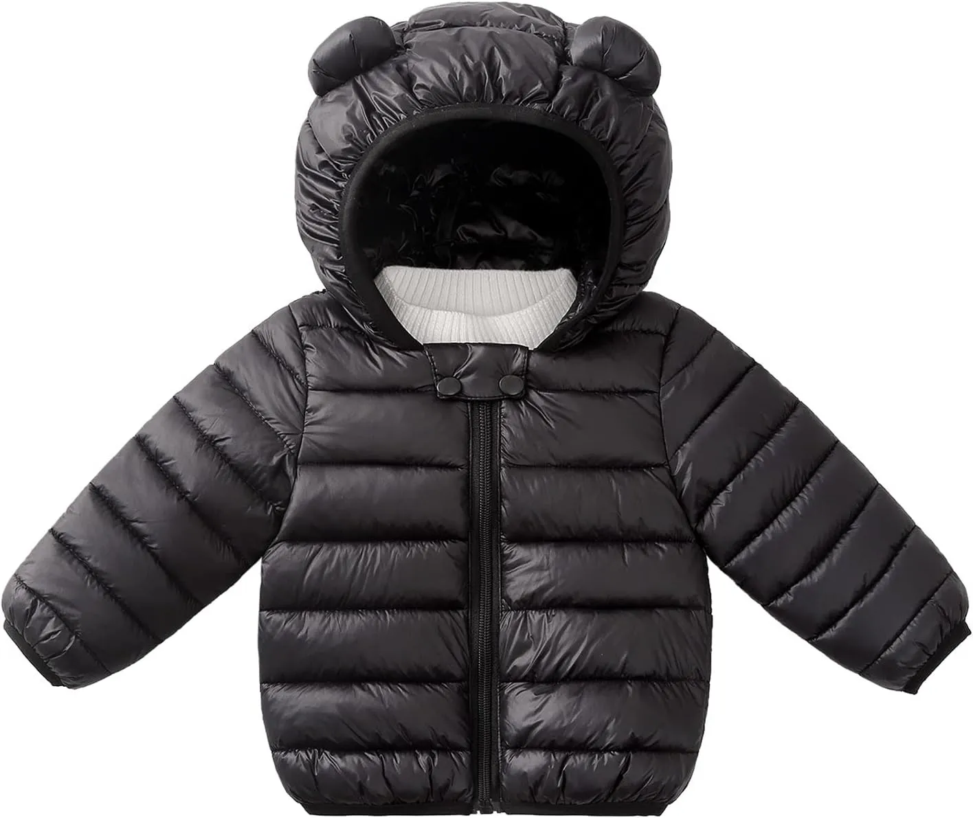 Kids Toddler Baby Girls Boys Winter Warm Thick Cotton Down Hooded Padded Clothes Coat Winter Jacket Coat Outer Clothing