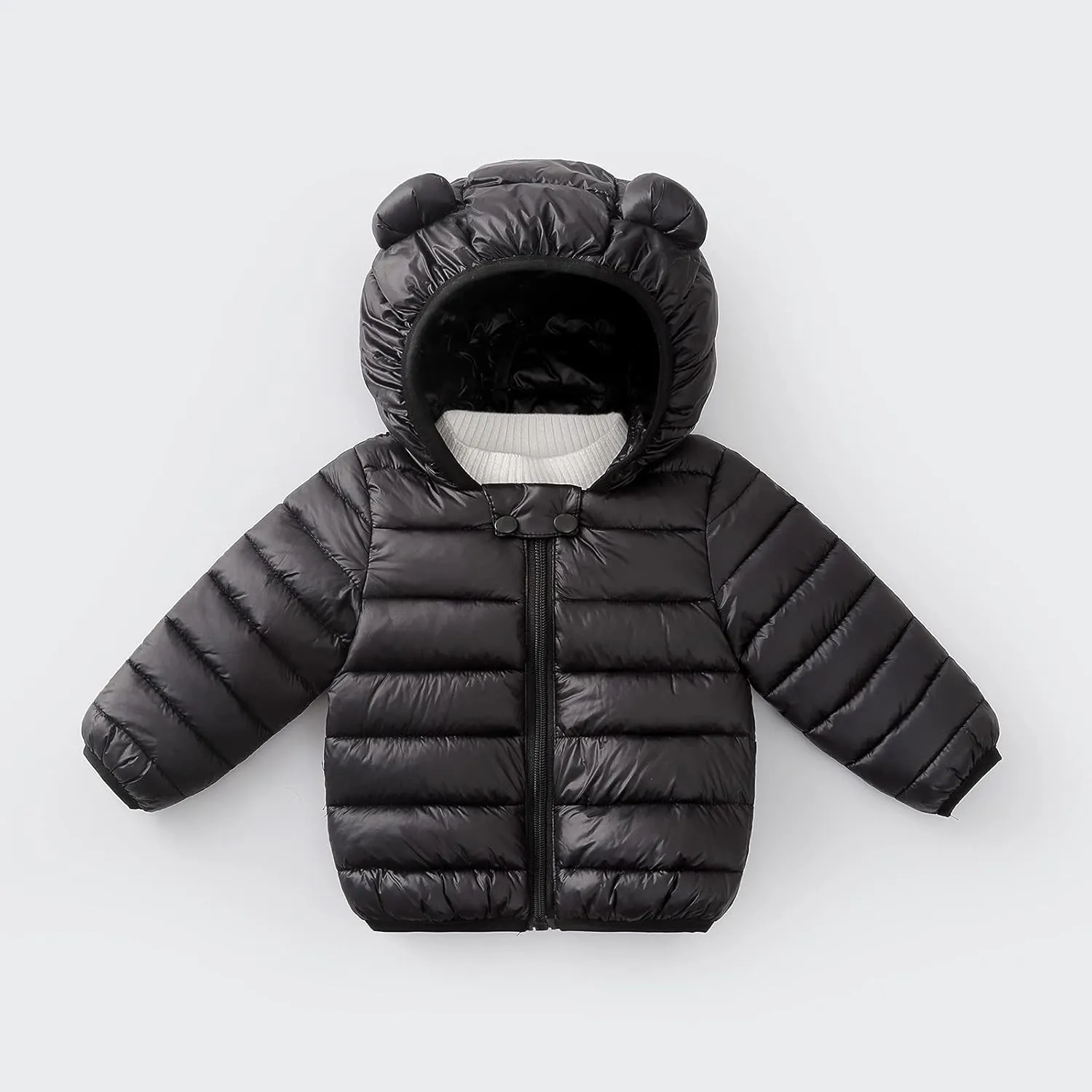 Kids Toddler Baby Girls Boys Winter Warm Thick Cotton Down Hooded Padded Clothes Coat Winter Jacket Coat Outer Clothing