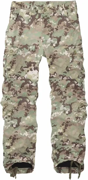 KOCTHOMY Mens Fleece Lined Hiking Pants,Winter Outdoor Thermal Casual Work Cargo Pants with Multi Pockets, No Belt.