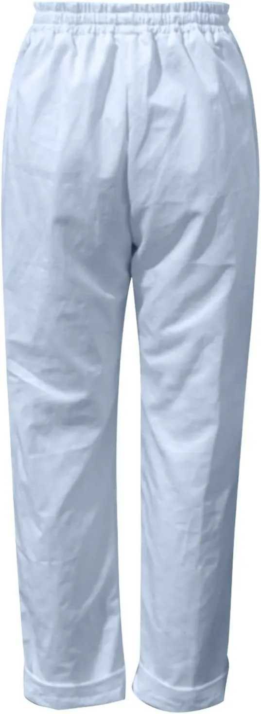 LCMTWX Beach Pants for Women Pant Casual Baggy Elastic Waist Trouser Wide Leg Pant with Pocket Women Linen Palazzo Pants