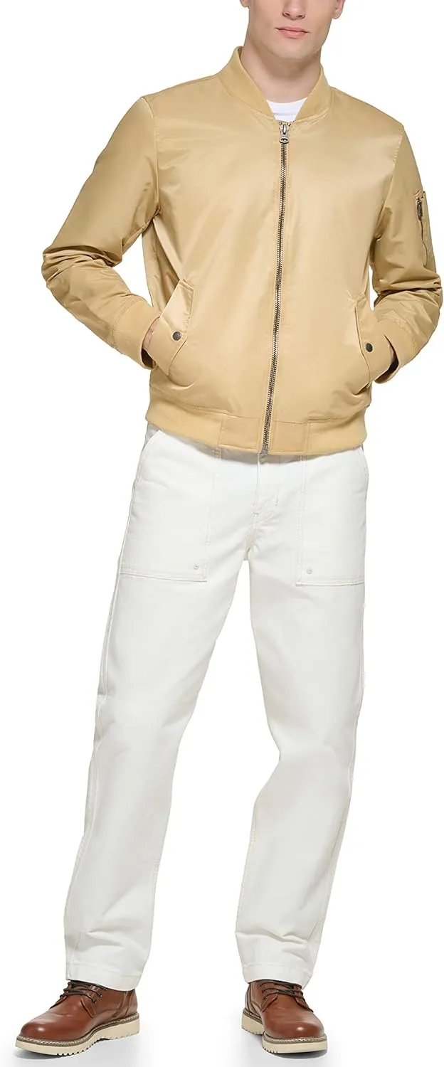 Levi's Men's MA-1 Flight Lightweight Zip-Up Bomber Jacket