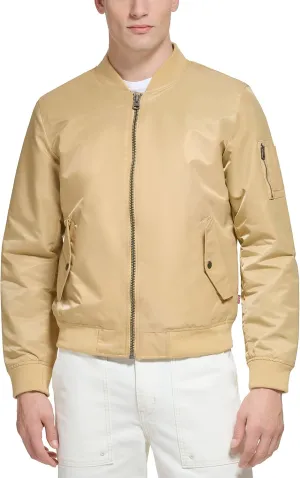 Levi's Men's MA-1 Flight Lightweight Zip-Up Bomber Jacket