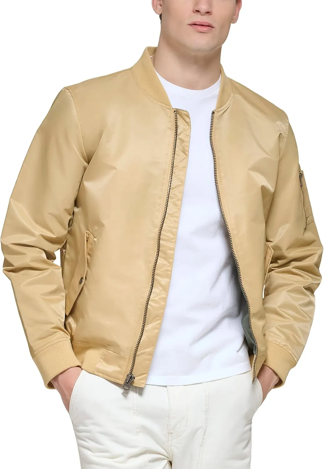 Levi's Men's MA-1 Flight Lightweight Zip-Up Bomber Jacket