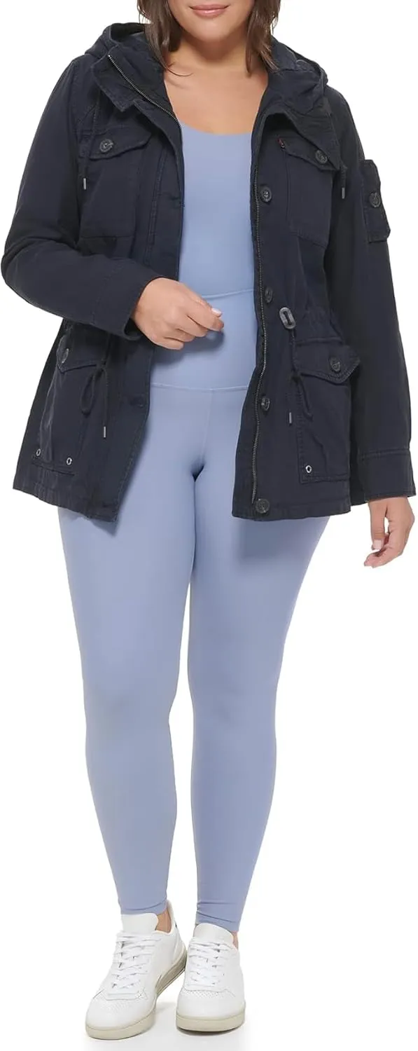 Levi's Women's Lightweight Cotton Military Jacket (Standard & Plus Sizes)
