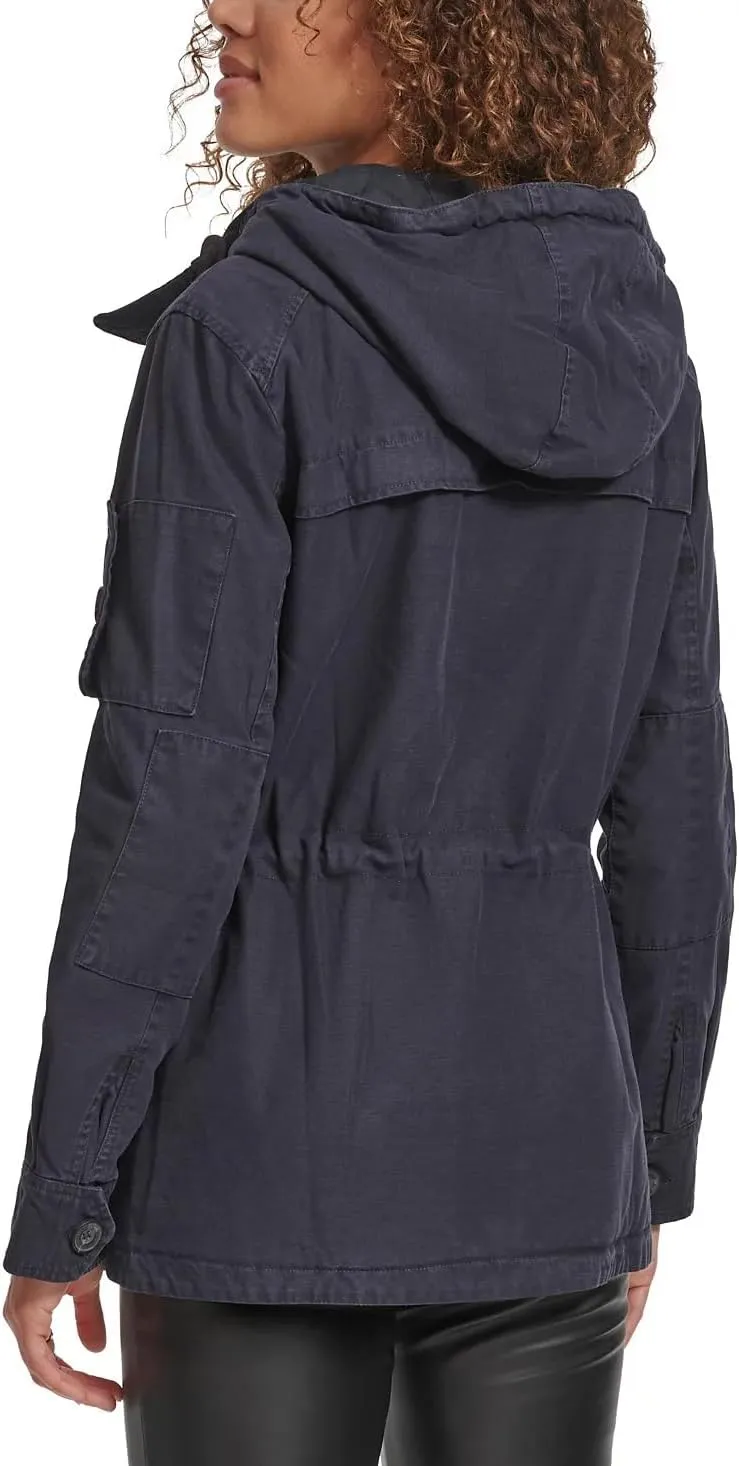 Levi's Women's Lightweight Cotton Military Jacket (Standard & Plus Sizes)