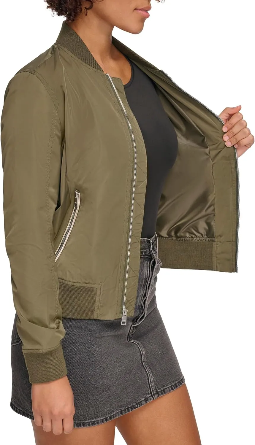 Levis Women's Melanie Newport Bomber Jacket (Regular & Plus Size)