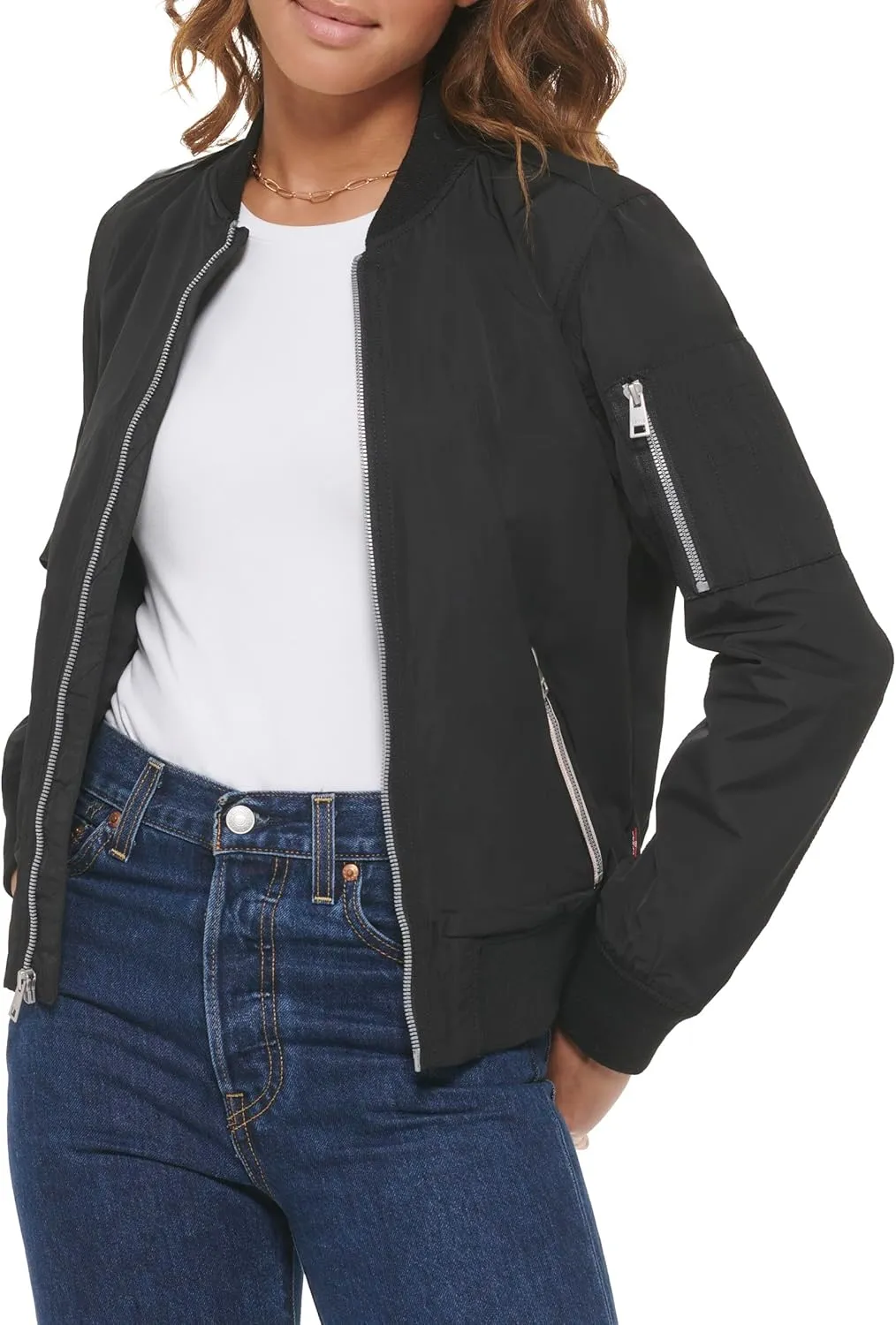 Levis Women's Melanie Newport Bomber Jacket (Regular & Plus Size)