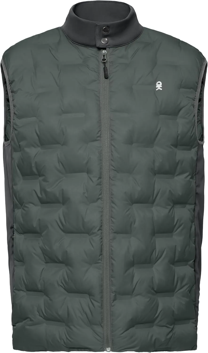 Little Donkey Andy Men's Lightweight Puffer Vest, Outdoor Windproof Sleeveless Jacket for Hiking Travel Golf