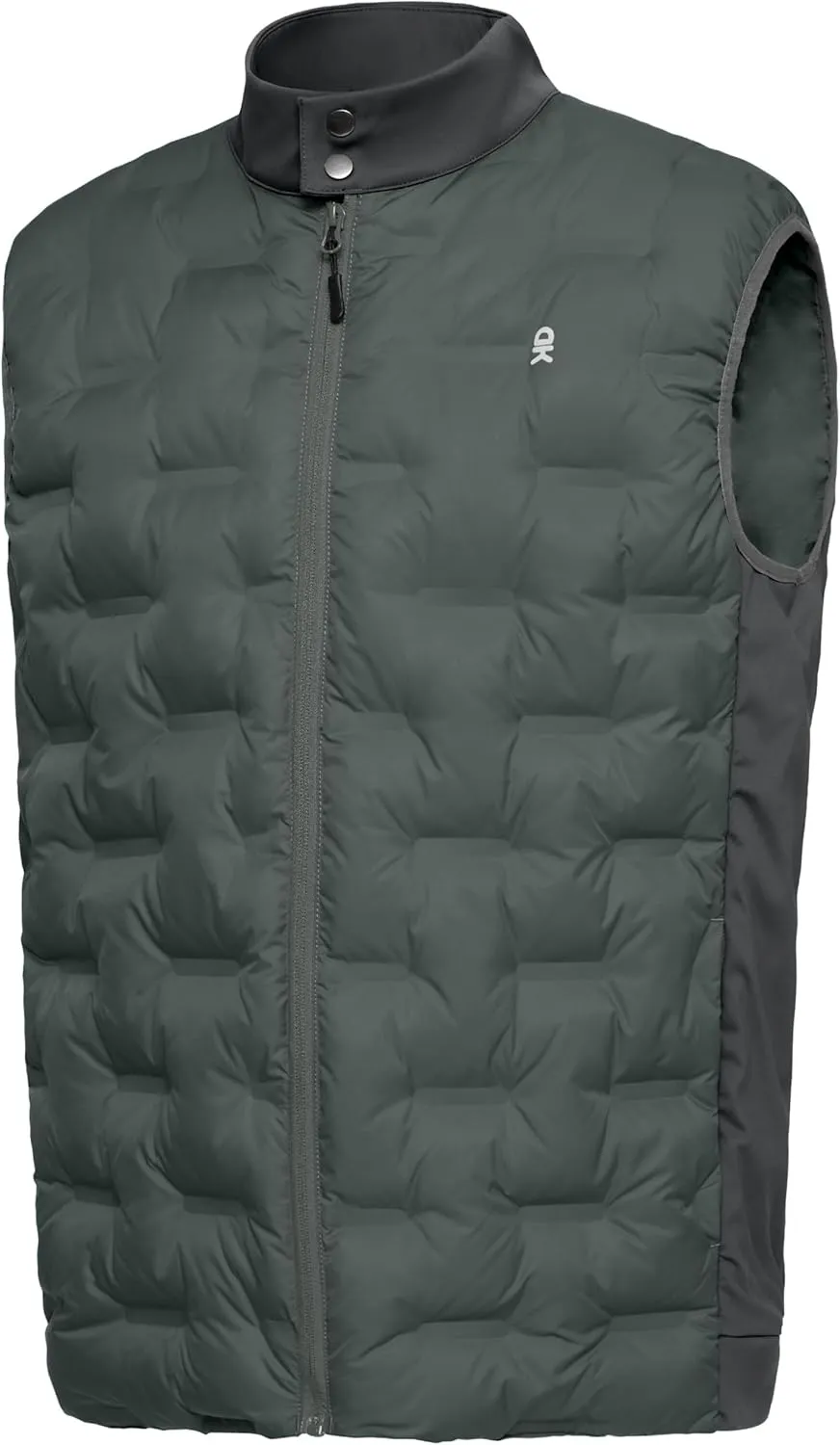 Little Donkey Andy Men's Lightweight Puffer Vest, Outdoor Windproof Sleeveless Jacket for Hiking Travel Golf