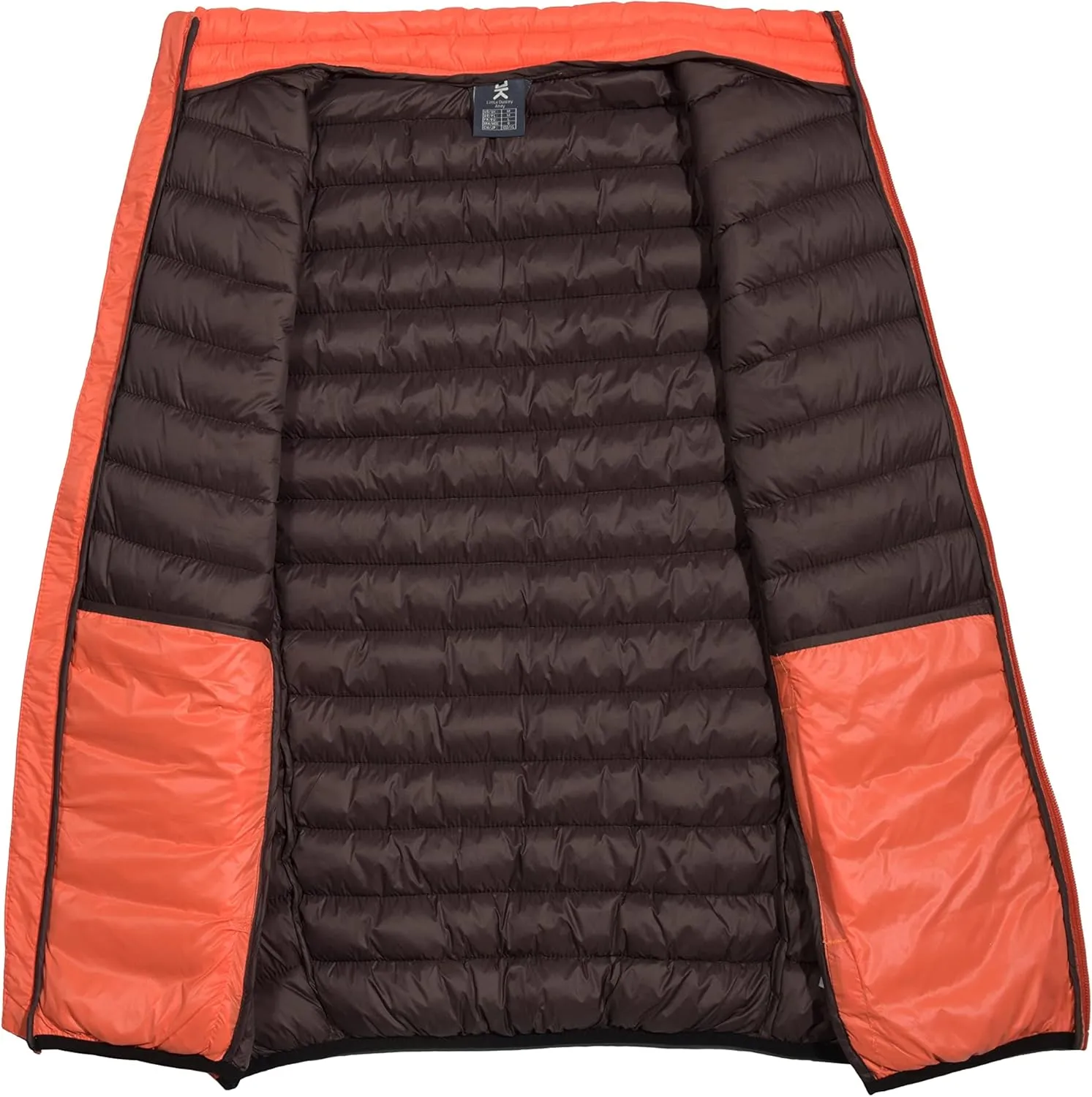 Little Donkey Andy Men's Lightweight Warm Puffer Vest Outdoor Sleeveless Jacket for Golf Hiking Casual Travel