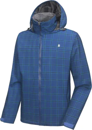Little Donkey Andy Men's Waterproof Rain Jacket, Lightweight Rain Coat, Raincoat with Hood for Golf Hiking