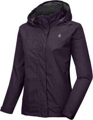 Little Donkey Andy Womens Waterproof Rain Jacket Lightweight Outdoor Windbreaker Rain Coat Shell for Hiking, Travel
