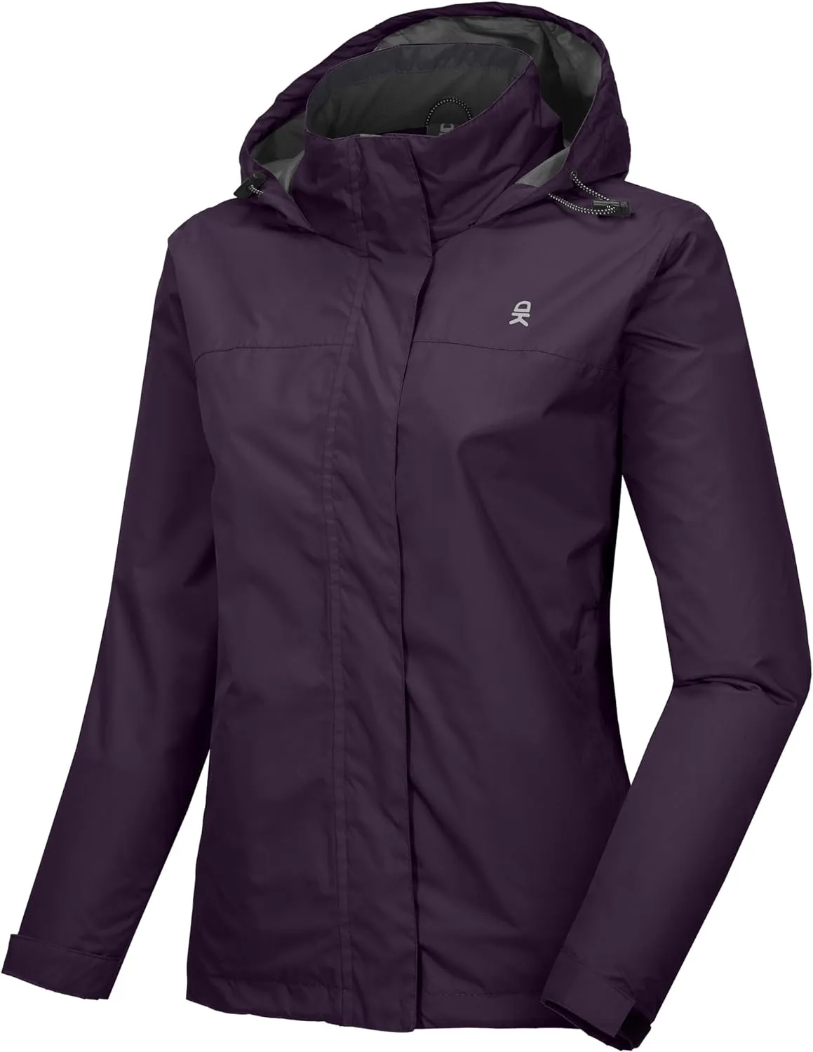 Little Donkey Andy Womens Waterproof Rain Jacket Lightweight Outdoor Windbreaker Rain Coat Shell for Hiking, Travel
