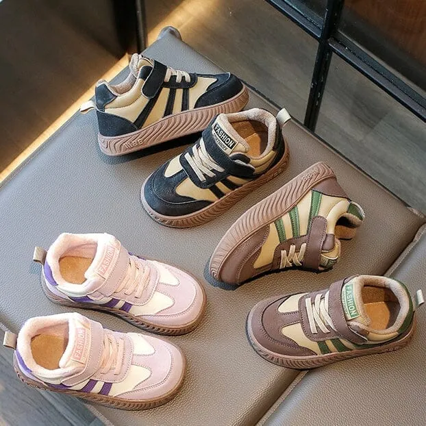 Little Warrior Fleece-Lined Sneakers