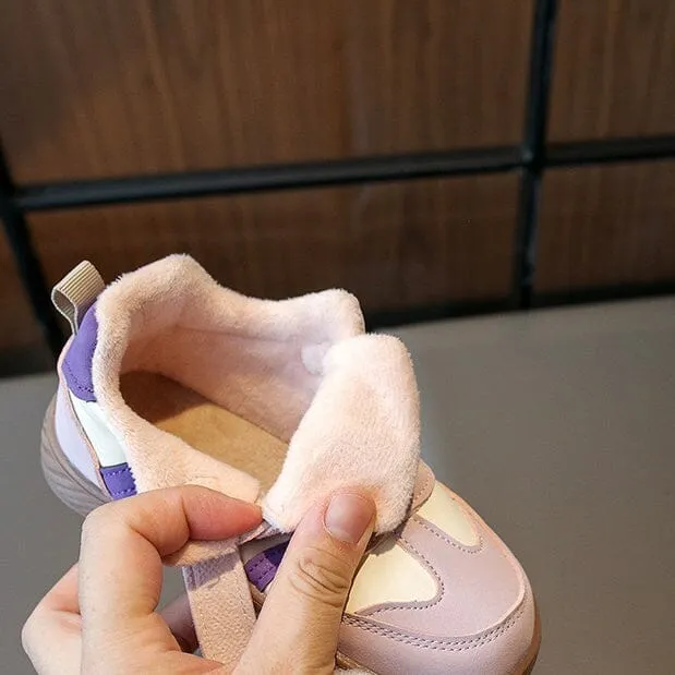 Little Warrior Fleece-Lined Sneakers