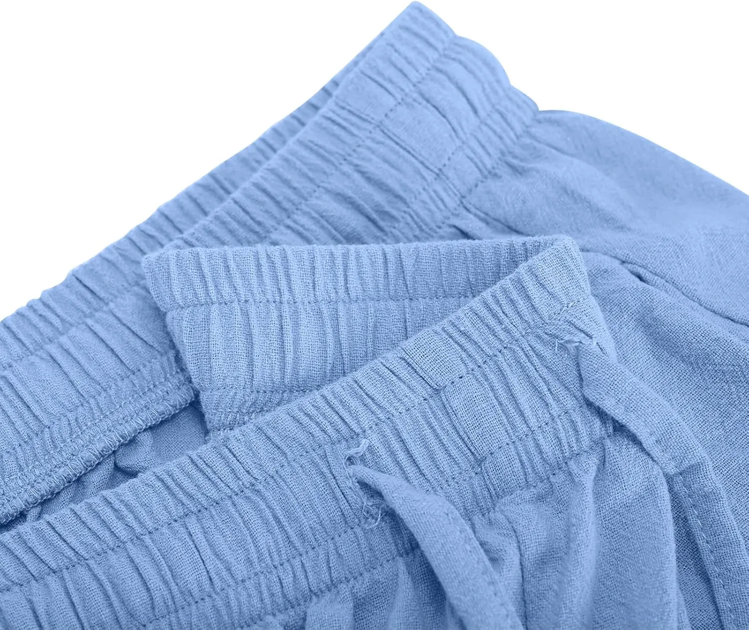 LRMQS Beach Pants for Women Trendy 2025 Lounge Loose Drawstring Elastic Waist Pant Trousers Casual Summer Slacks Clothes