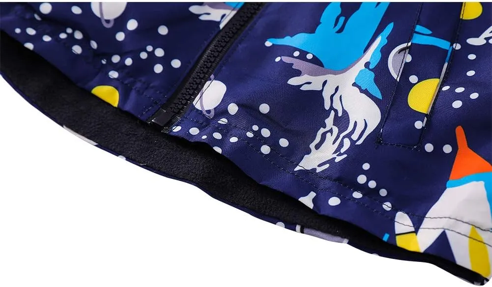 LZH Toddler Boys Girls Raincoat Waterproof Hooded Jacket Dinosaur Coat Pants Suit