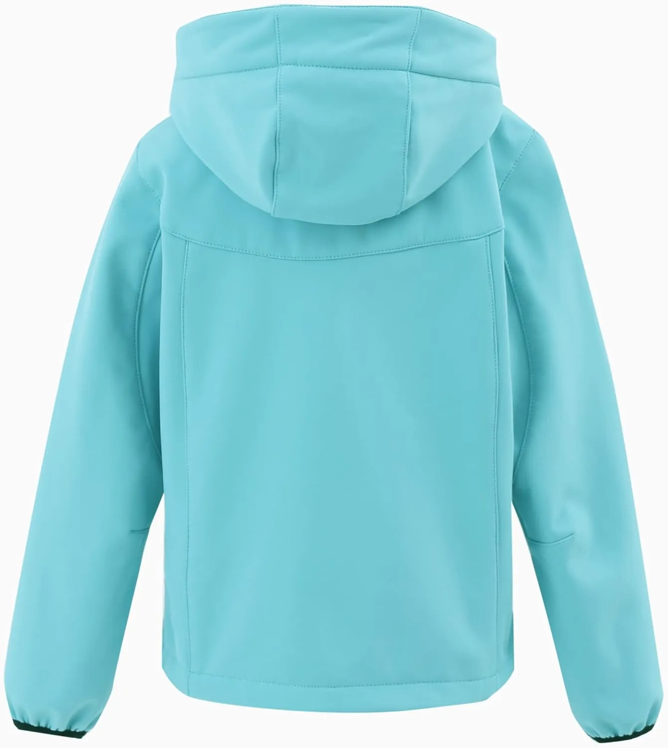 M2C Boys Girls Hooded Windbreaker Fleece Lined Softshell Jacket