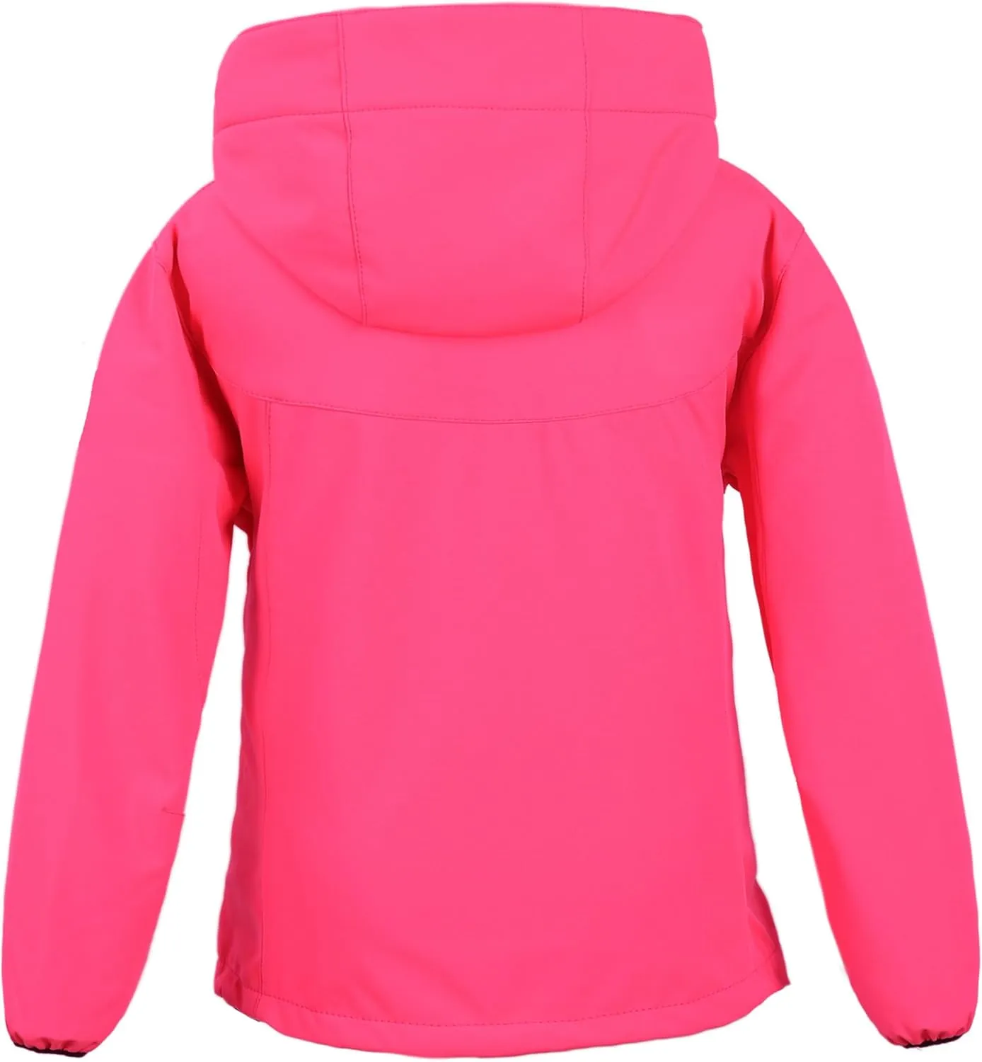 M2C Boys Girls Hooded Windbreaker Fleece Lined Softshell Jacket