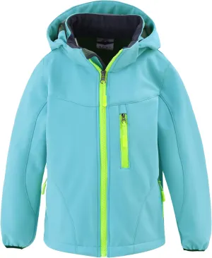 M2C Boys Girls Hooded Windbreaker Fleece Lined Softshell Jacket