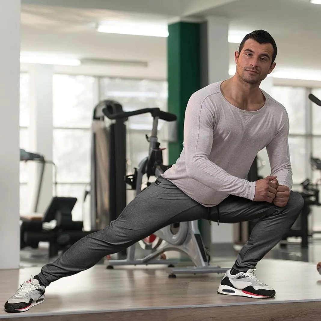 MAIKANONG Mens Slim Joggers Tapered Sweatpants Gym Workout Pants for Running Athletic Casual