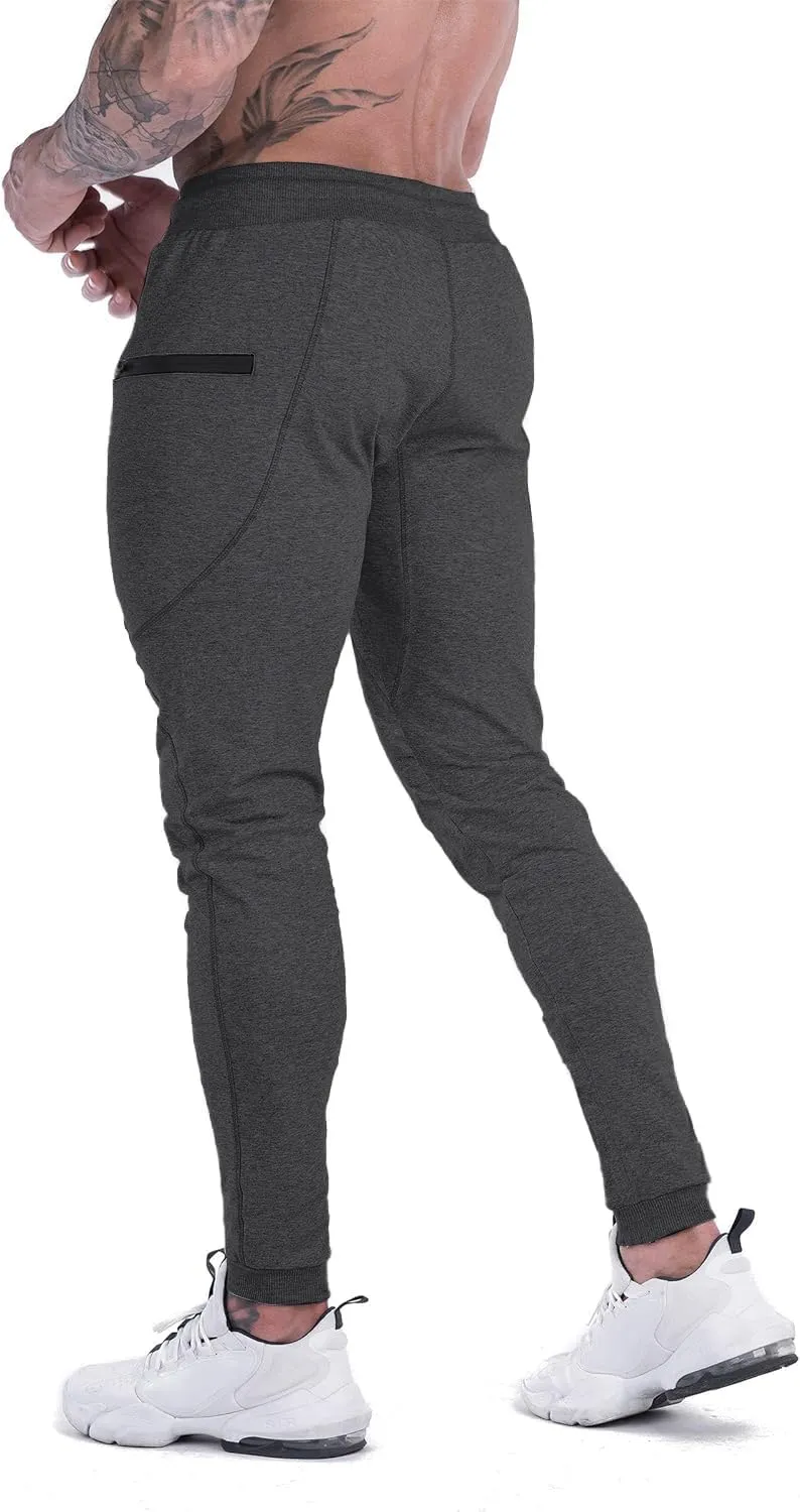 MAIKANONG Mens Slim Joggers Tapered Sweatpants Gym Workout Pants for Running Athletic Casual