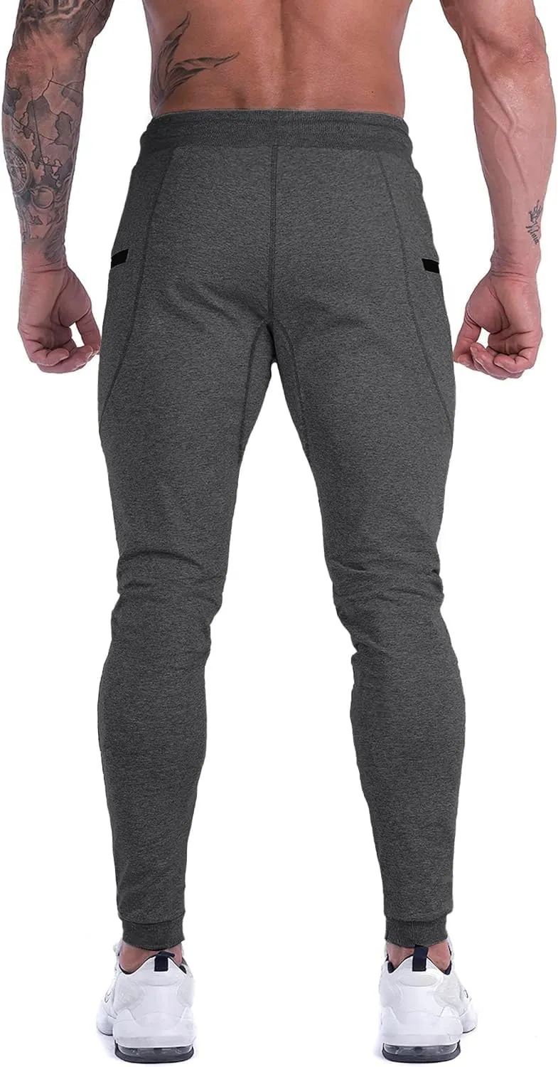 MAIKANONG Mens Slim Joggers Tapered Sweatpants Gym Workout Pants for Running Athletic Casual