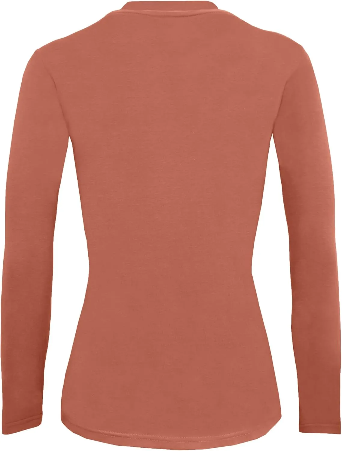 M&M SCRUBS Women's Under Scrub Tee Crew Neck Long Sleeve T-Shirt 5 - Pack