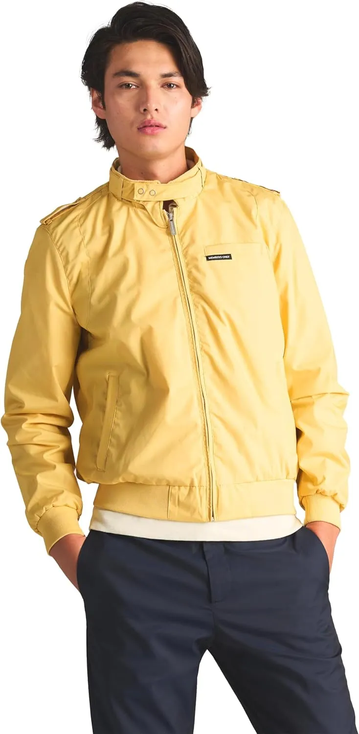 Members Only Original Iconic Racer Jacket for Men | Slim Fit |
