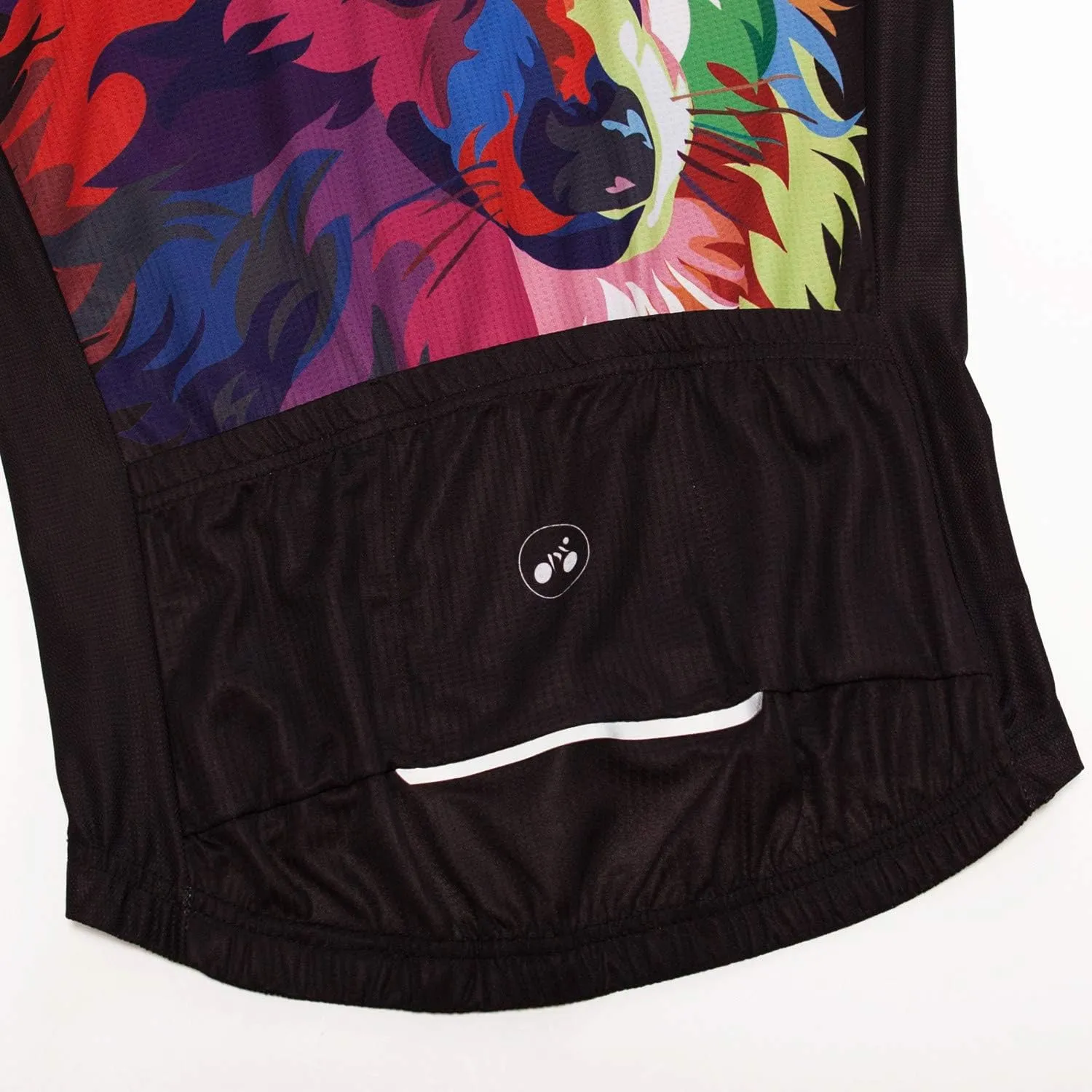 Men Cycling Jersey Skull Bike Short Sleeve Tops Quick-Dry Reflective 3-Pockets S-3XL